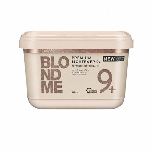 پودر دکلره بلوندمیپریمیوم لاینتر+9 450 گرم|blondme+9|روشن کننده قدرتمند تا پایه 9