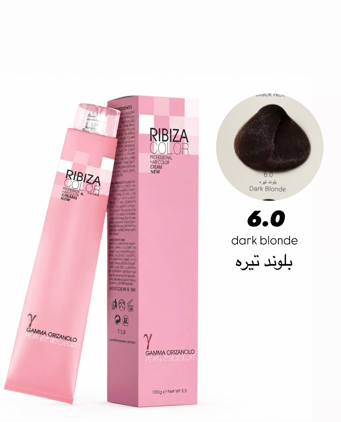 رنگ موی ریبیزا بلوند تیره 6.0