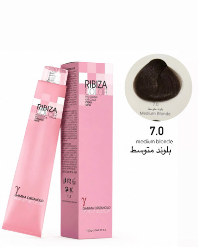 رنگ موی ریبیزا بلوند متوسط 7.0