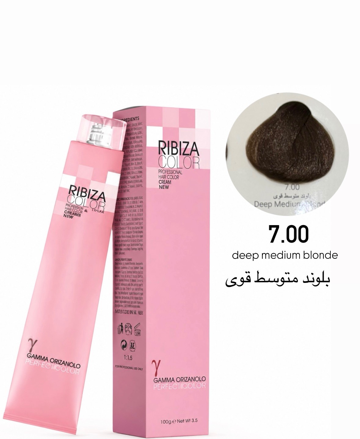 رنگ مو بلوند متوسط قوی شماره7.00