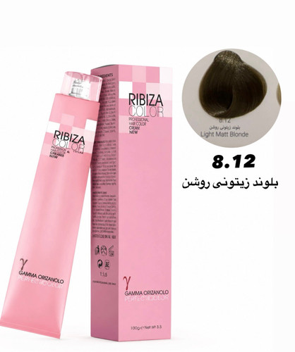رنگ موی ریبیزا بلوند زیتونی روشن 8.12