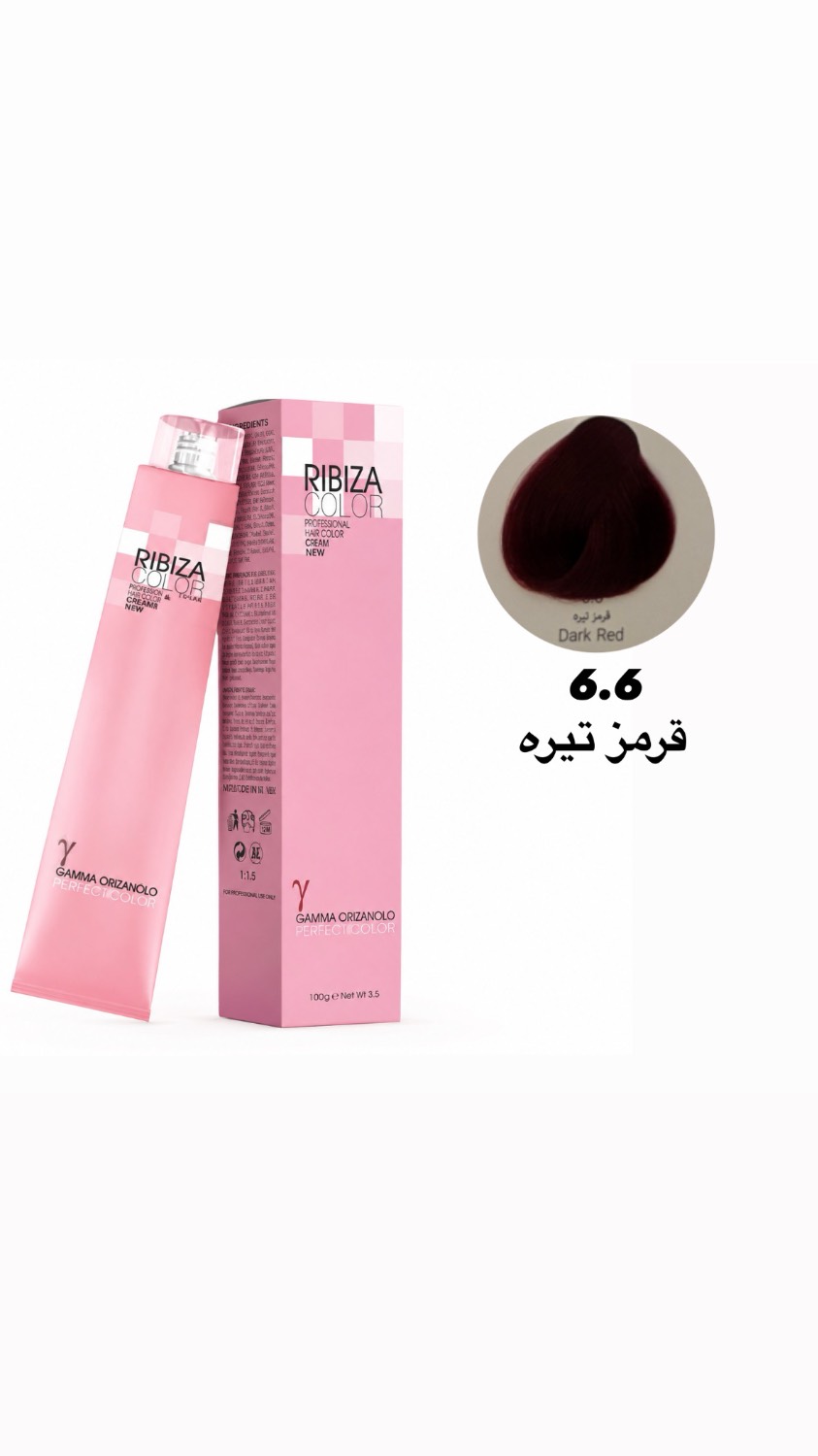 رنگ موی ریبیزا قرمز  تیره6.6