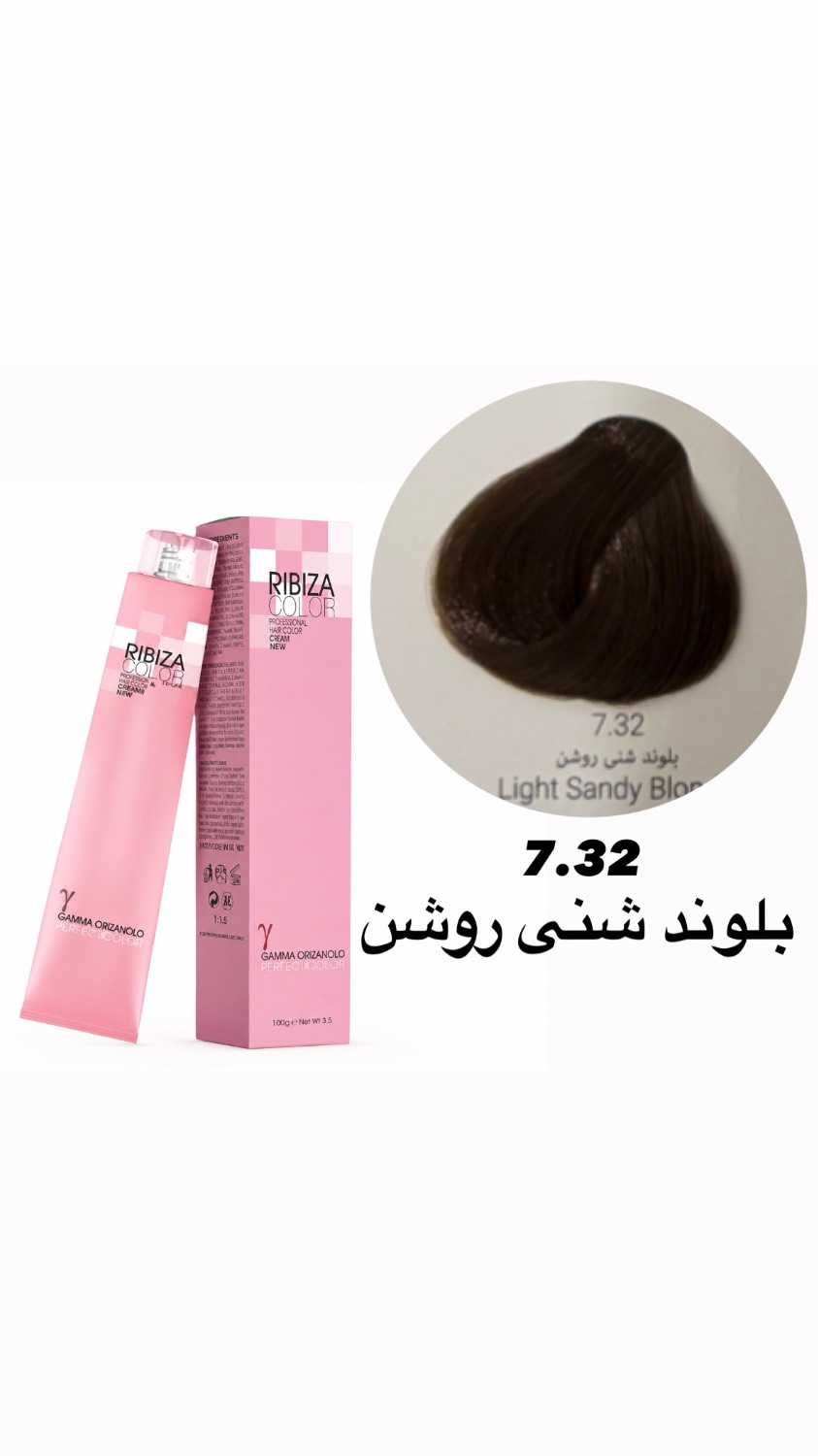 رنگ موی ریبیزا بلوند شنی روشن7.32