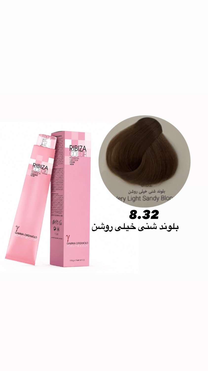رنگ موی ریبیزا بلوند شنی خیلی روشن8.32