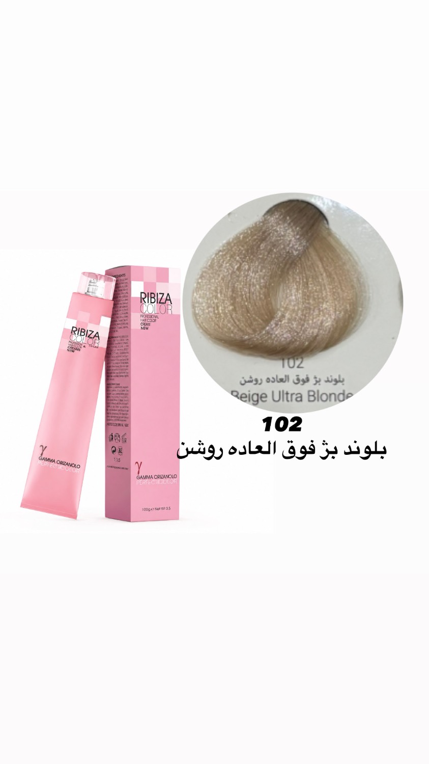 رنگ موی ریبیزا بلوند بژ فوق العاده روشن102