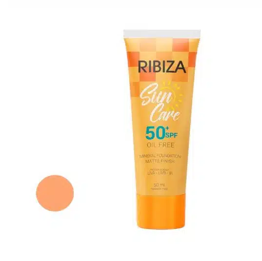 کرم ضدآفتاب رنگی ریبیزا SPF 50 شماره 03|پوشش مات و طبیعی مناسب انواع پوست